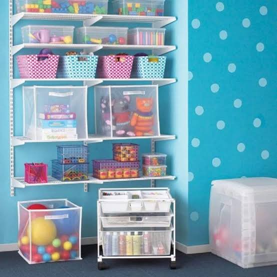 organizar os brinquedos